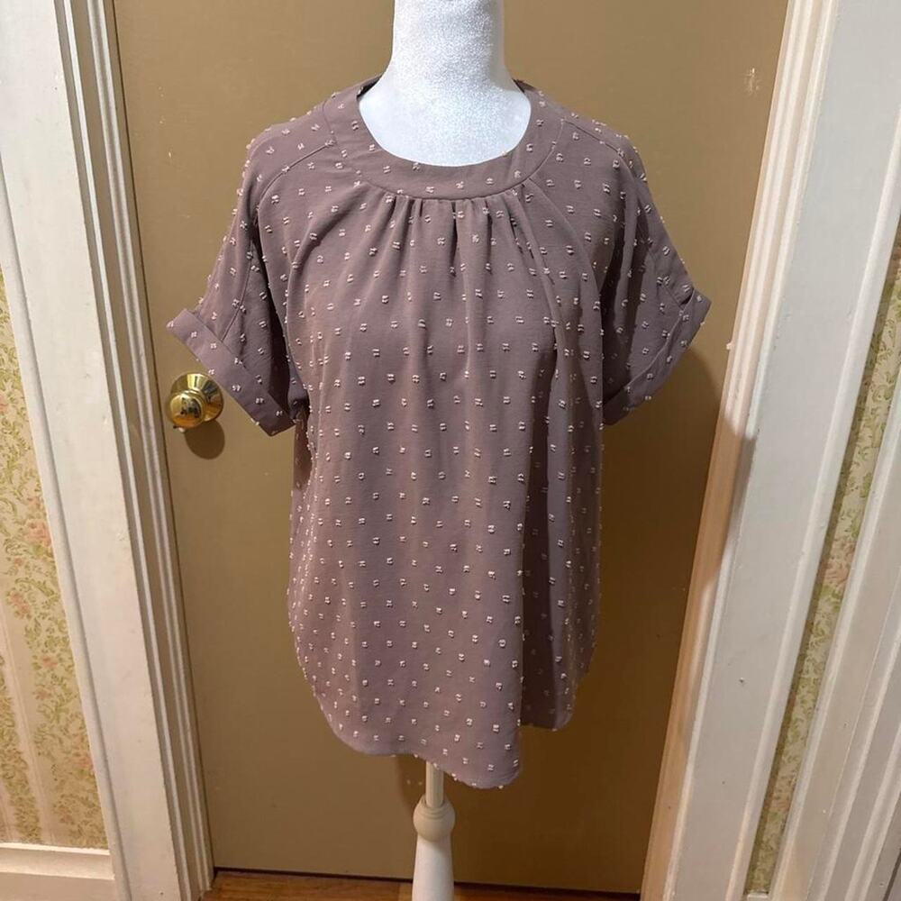 Brown blouse